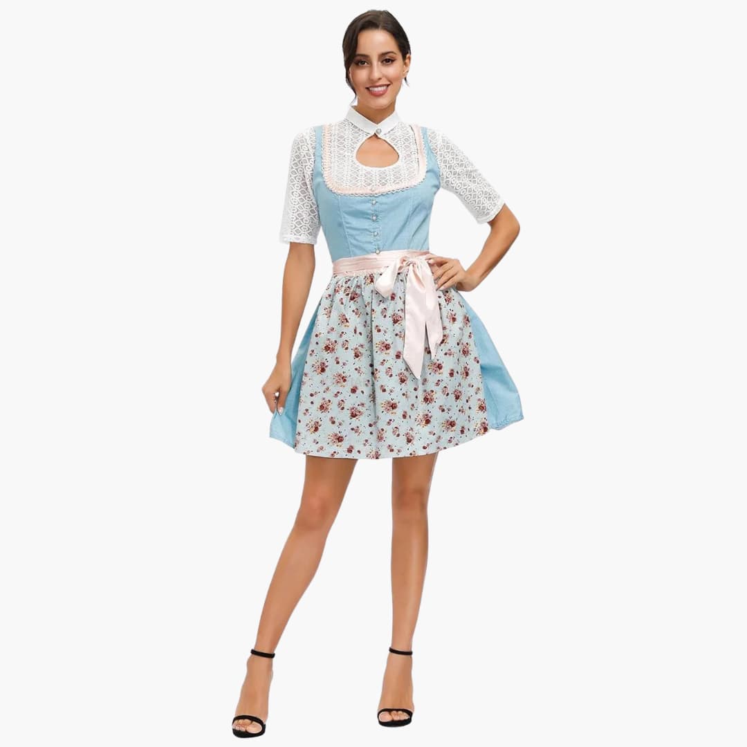Oktoberfest Dirndlkleid mit Hakenverschluss | Quadratischer Ausschnitt 4