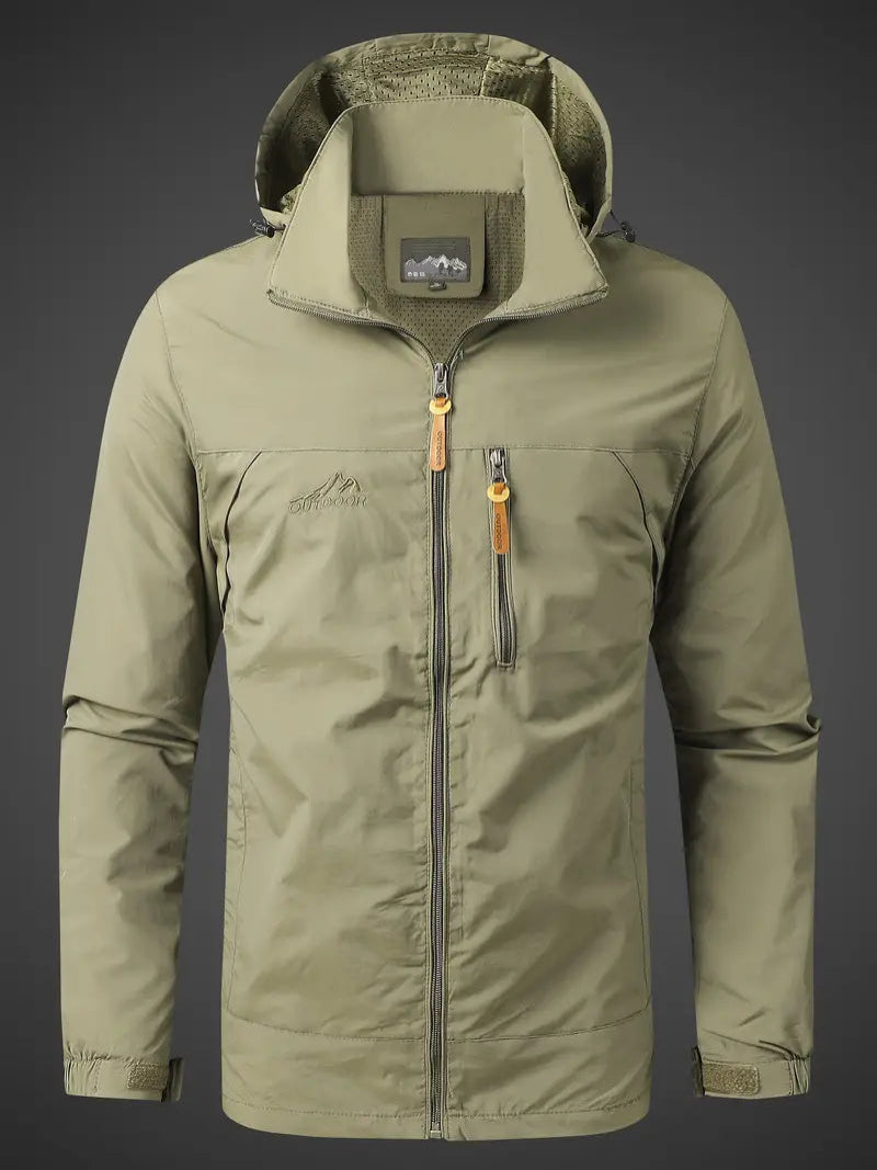 Outdoorjacke für Herren | Wasserabweisend, Winddicht 2
