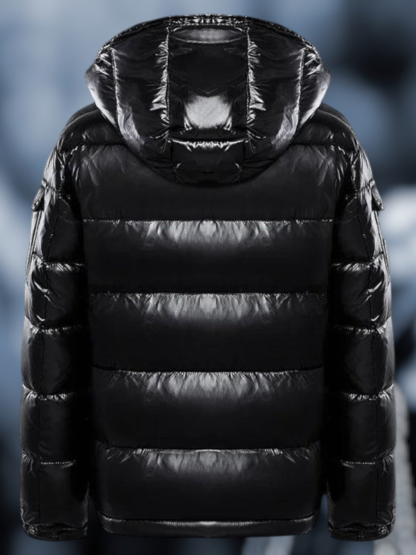 Pufferjacke mit Kapuze | Reißverschluss vorne 1