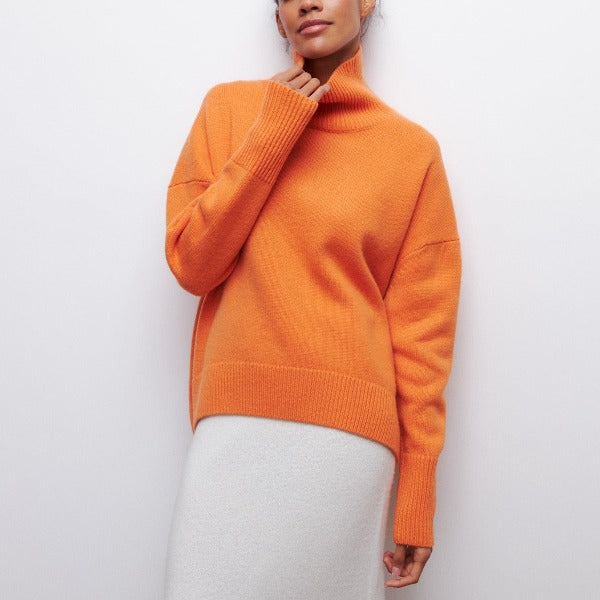 Rollkragenpullover für Damen | Lässige Passform | Winter 1
