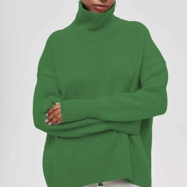 Rollkragenpullover für Damen | Lässige Passform | Winter 10