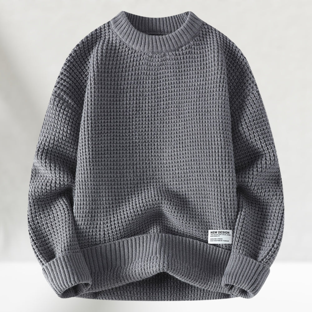 Rundhals-Strickpullover für Herren | Normale Länge 1
