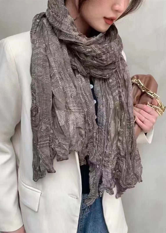 Schal für Damen | Leicht, Knittermuster 2