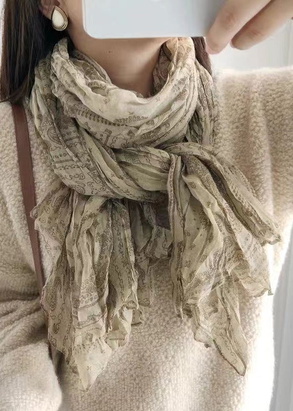Schal für Damen | Leicht, Knittermuster 4