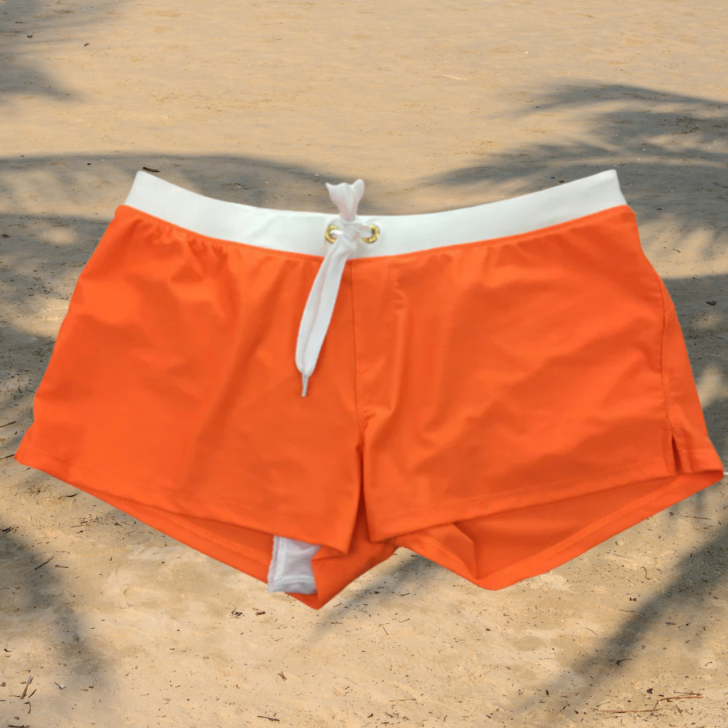 Schnelltrocknende Badeshorts – Leicht und Bequem für Herren | Orange