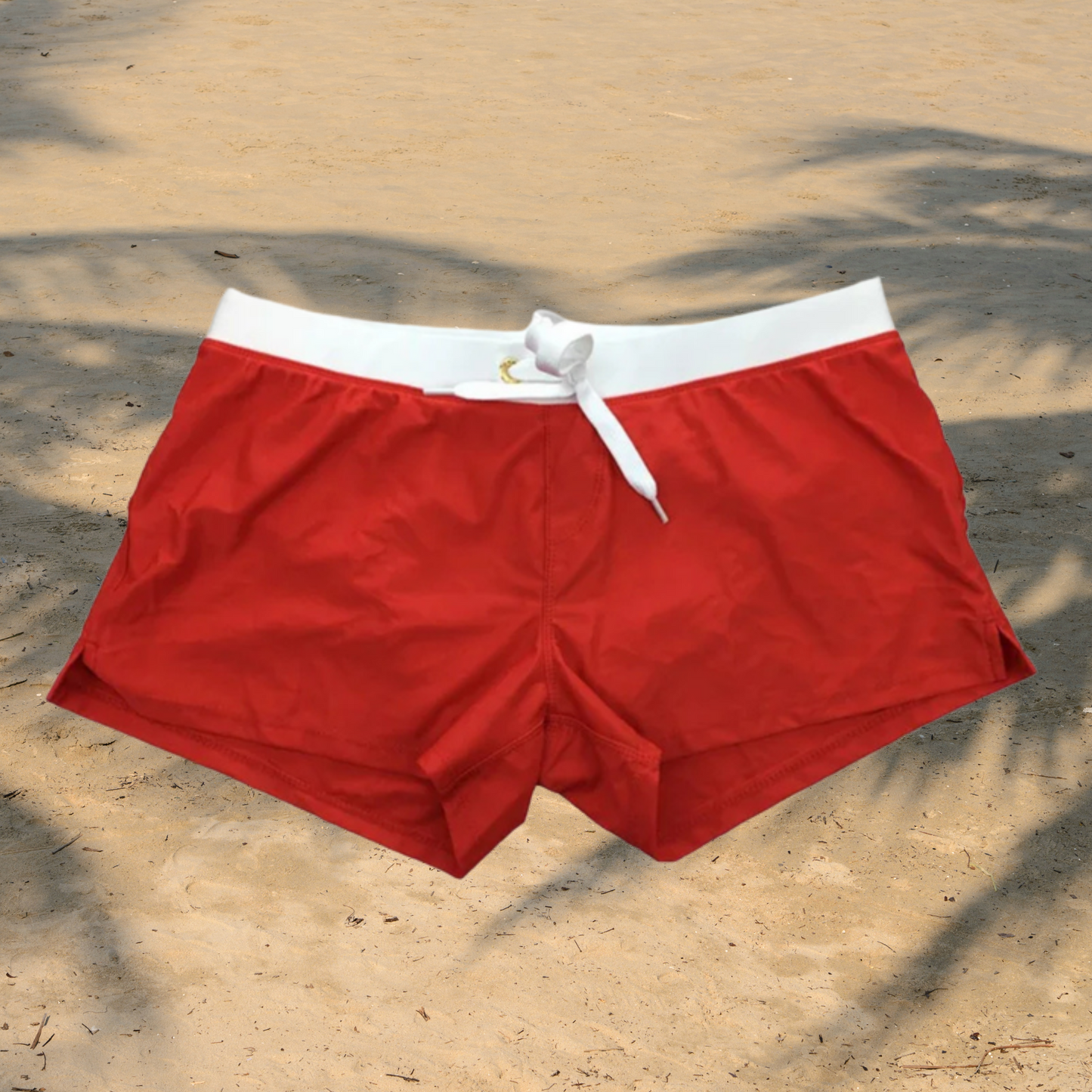 Schnelltrocknende Badeshorts – Leicht und Bequem für Herren | Rot