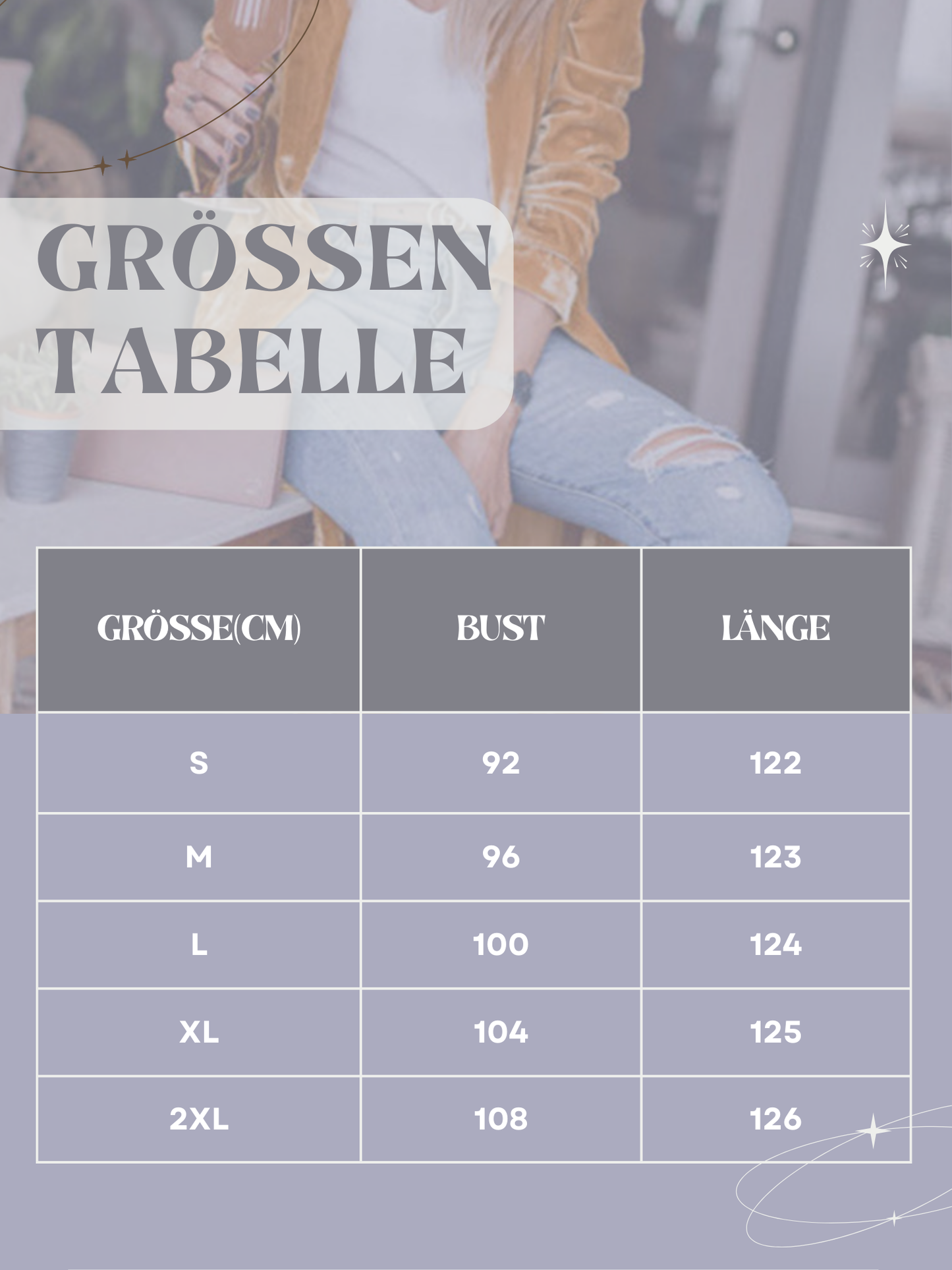 Langer Cardigan für Damen | Langarm