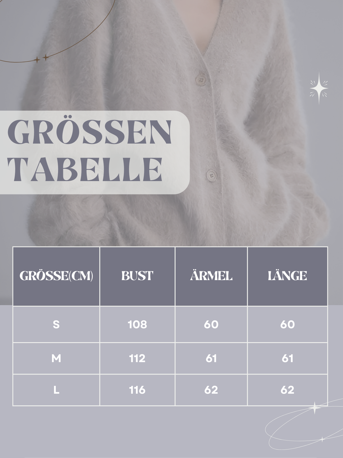 Langer Cardigan für Damen | Gestrickt, Regular Fit