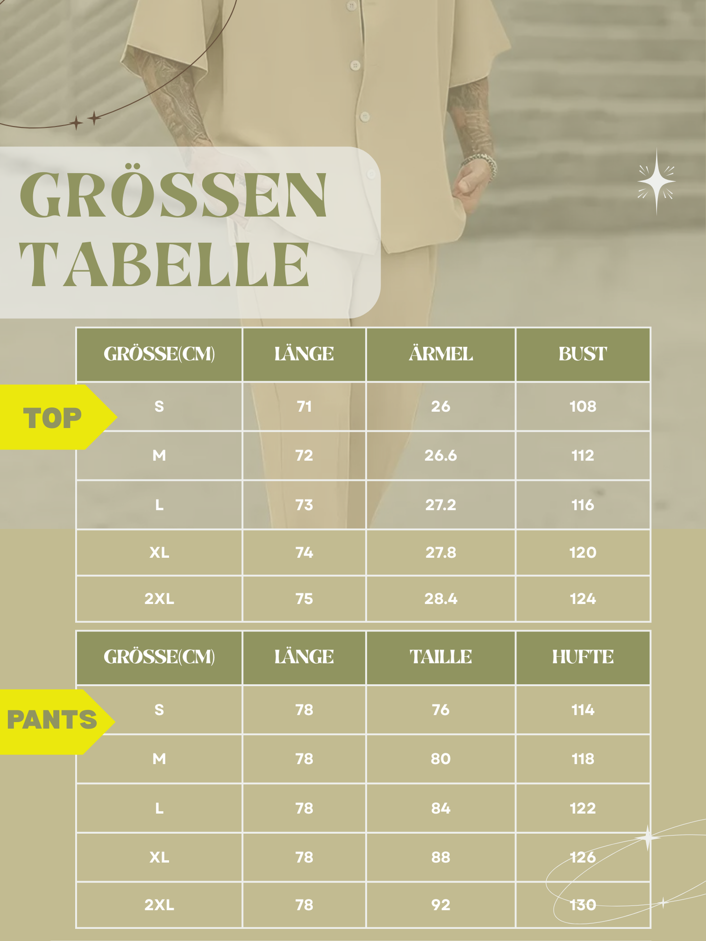 Herren Hemd und Hose Zweiteiliges Set – Lässiges und Bequemes Outfit für den Alltag