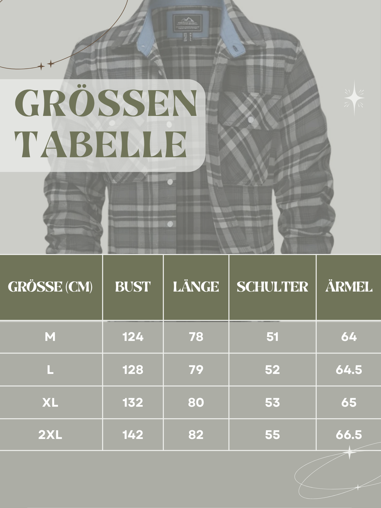 Langarm-Poloshirt für Herren | Karomuster