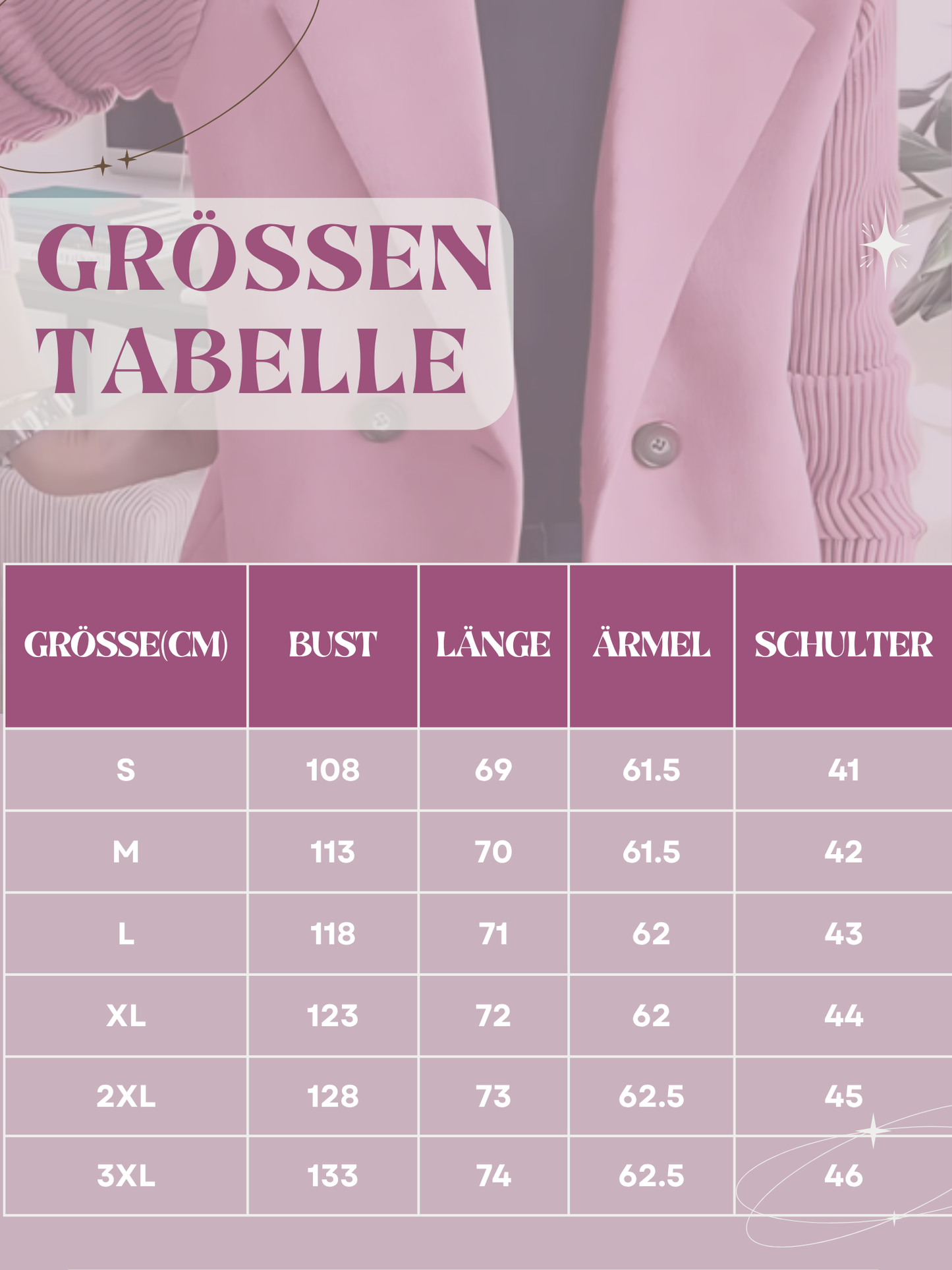 Blazer mit Strickärmeln für Damen | Tailliert, hüftlang