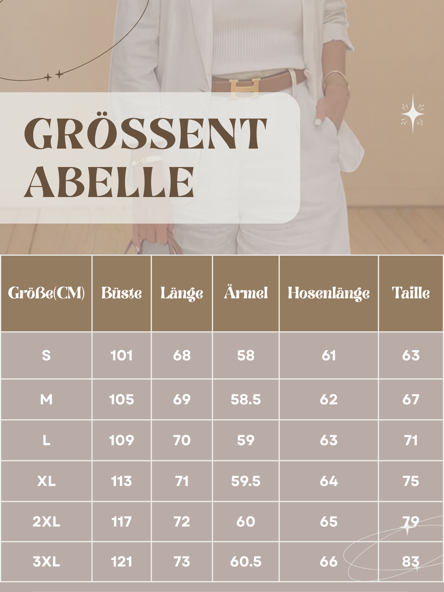 Riley | Stilvolles zweiteiliges Anzug-Set aus Baumwolle mit langem Blazer und Shorts für warme Tage
