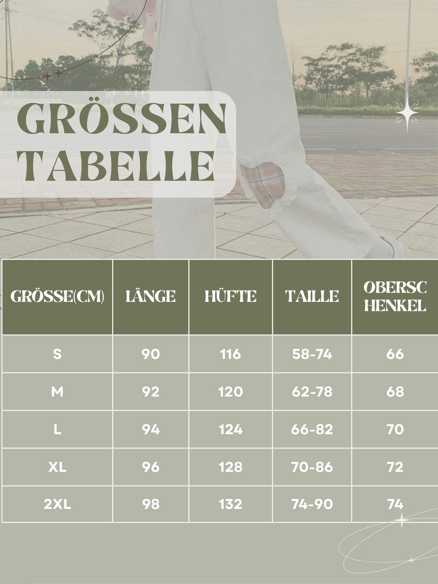 Cordhose mit weitem Bein für Damen | Kurzer Schnitt