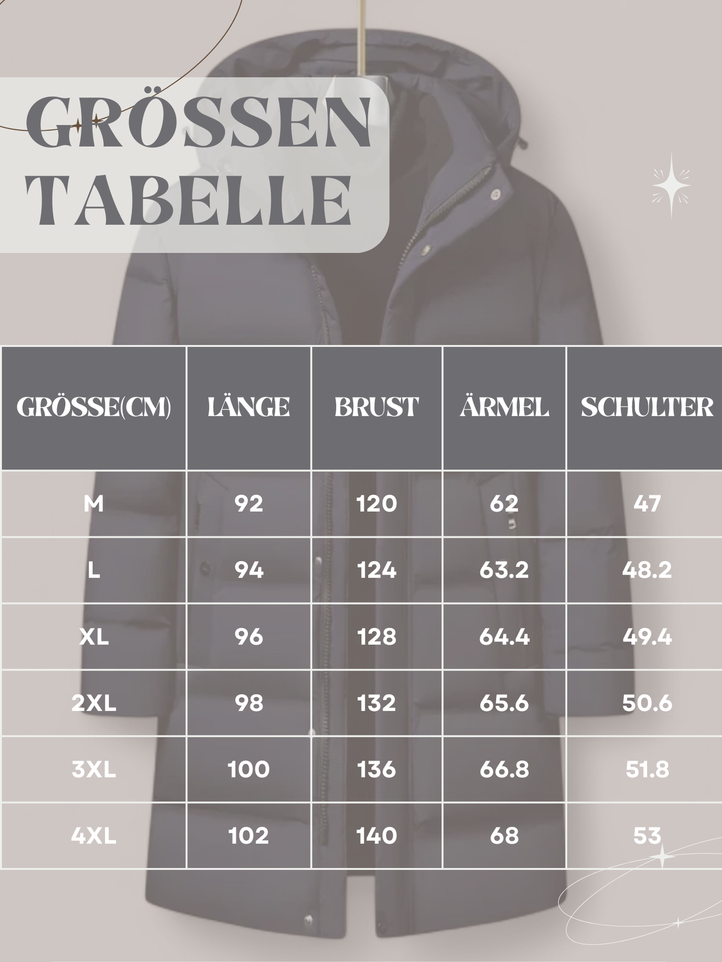 Herren-Winterparka | Mit Kapuze und Isolierung | Winter