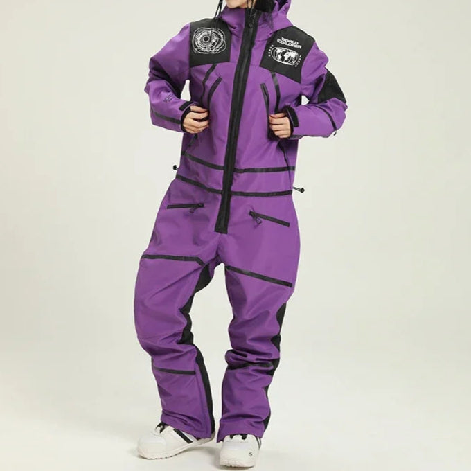 Ski Overall Damen | Wasserfest, Mit Kapuze | Winter 2