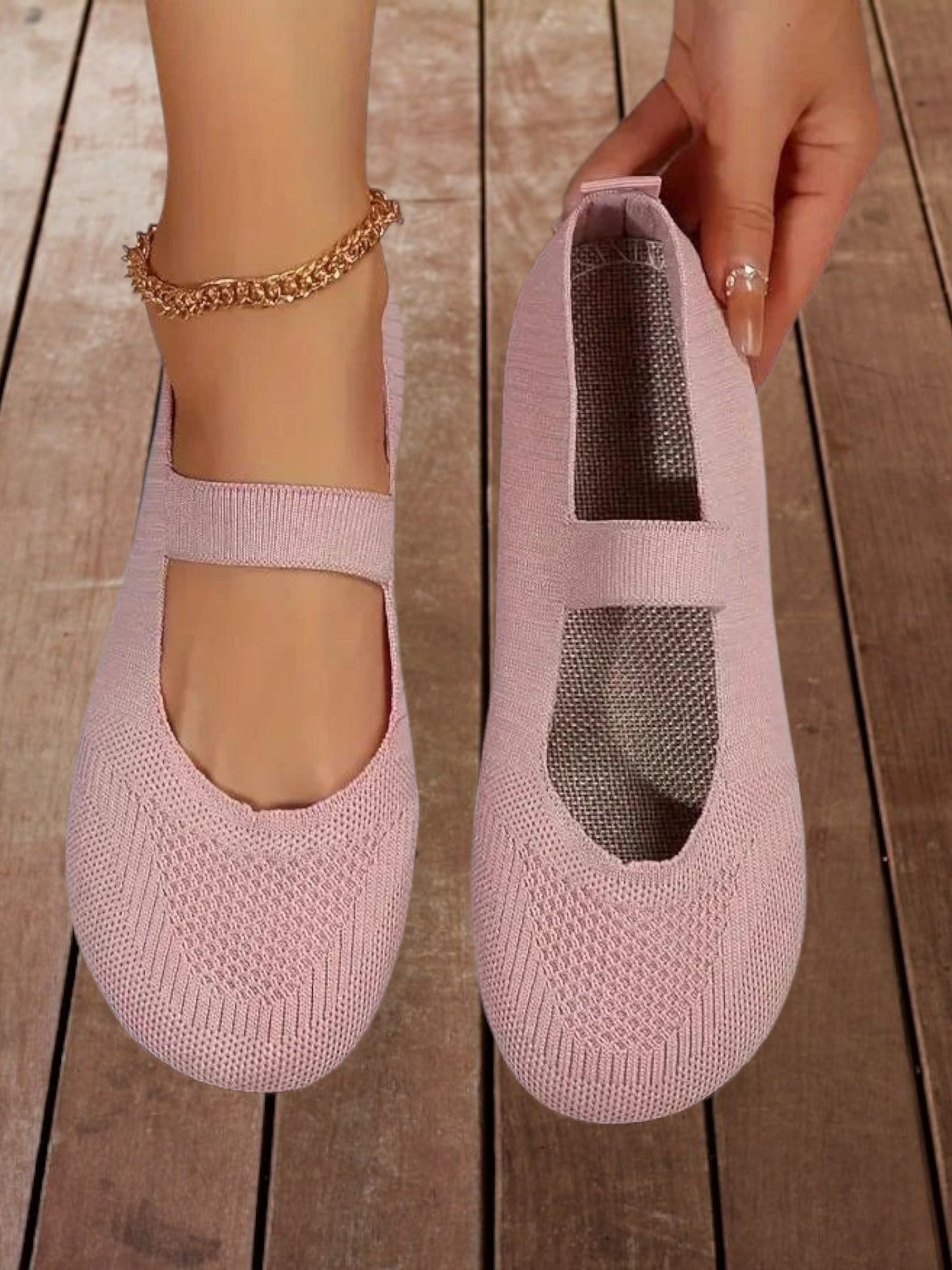 Slip-on-Frauenschuhe mit gepolsterter Innensohle und nicht rutscher Sohle 1