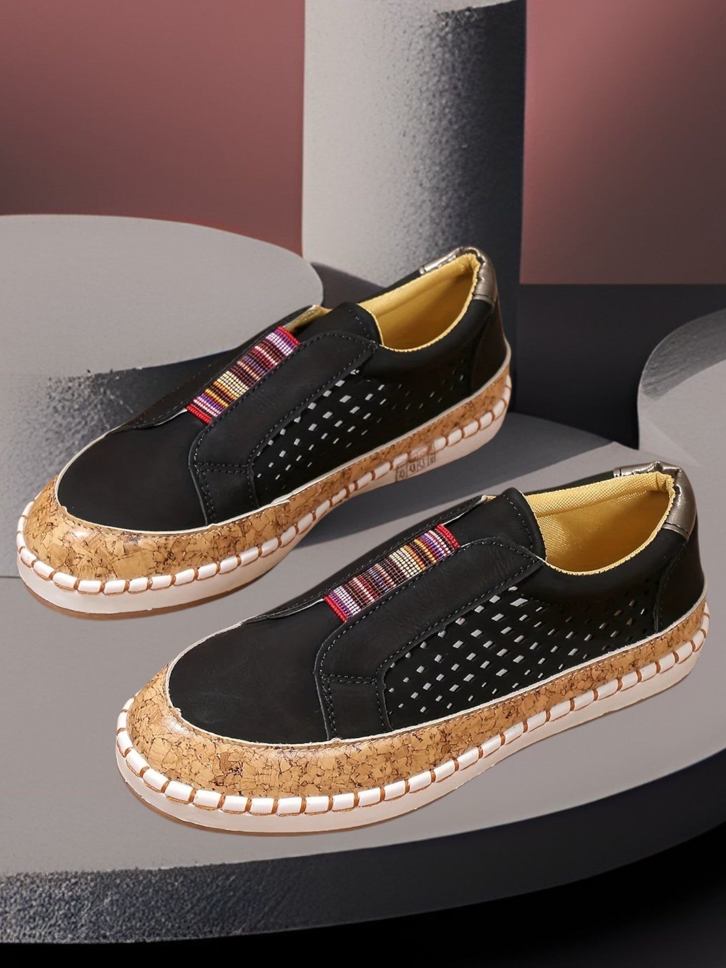 Slip-on-Schuhe mit schockabsorbierenden Sohlen für den ganzen Tag Komfort 2