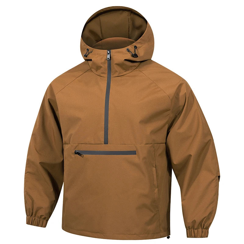 Softshell Jacke Herren, Kapuze, Atmungsaktiv | Frühling und Herbst 1