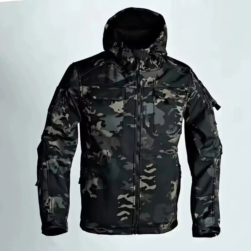 Softshell Jacke für Männer | Wasserabweisend, Mit Kapuze | Regular Fit 3