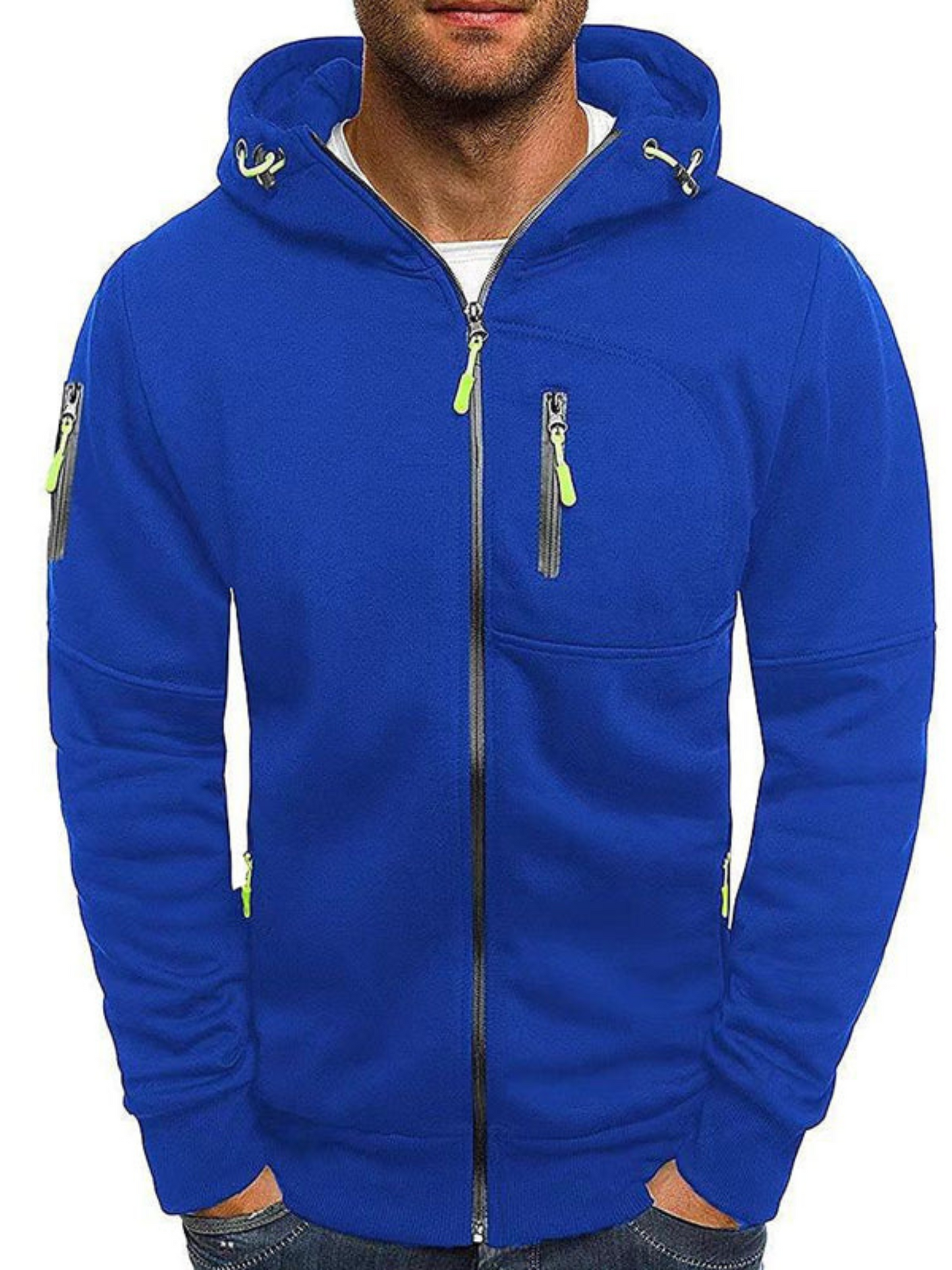 Sportjacke für Herren, Slim Fit mit Kapuze | Leicht 7