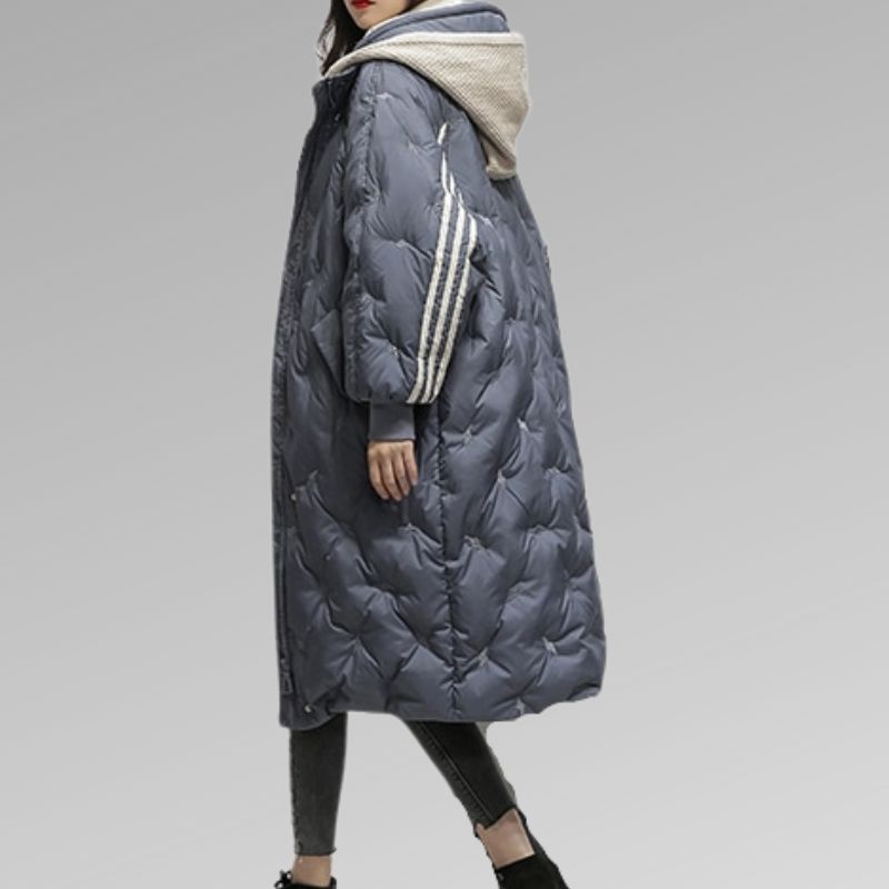 Steppjacke für Damen, schmal geschnitten, lange Silhouette | Winter
