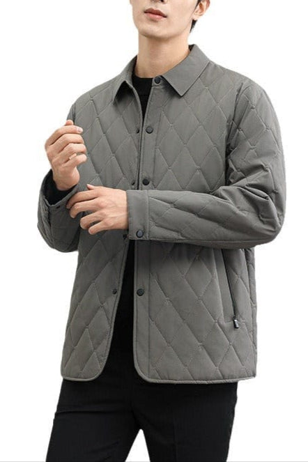 Steppjacke für Herren, Rauten-Design, Warm und Atmungsaktiv | Winter 2