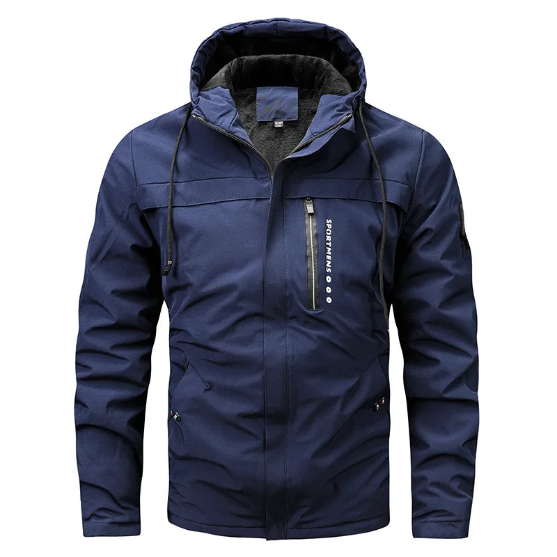 Steppjacke für Herren | Fleece, mit Kapuze, Sportlich | Outdoor 5