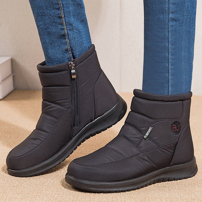 Stiefeletten für Damen, gestepptes Design | Winter 5