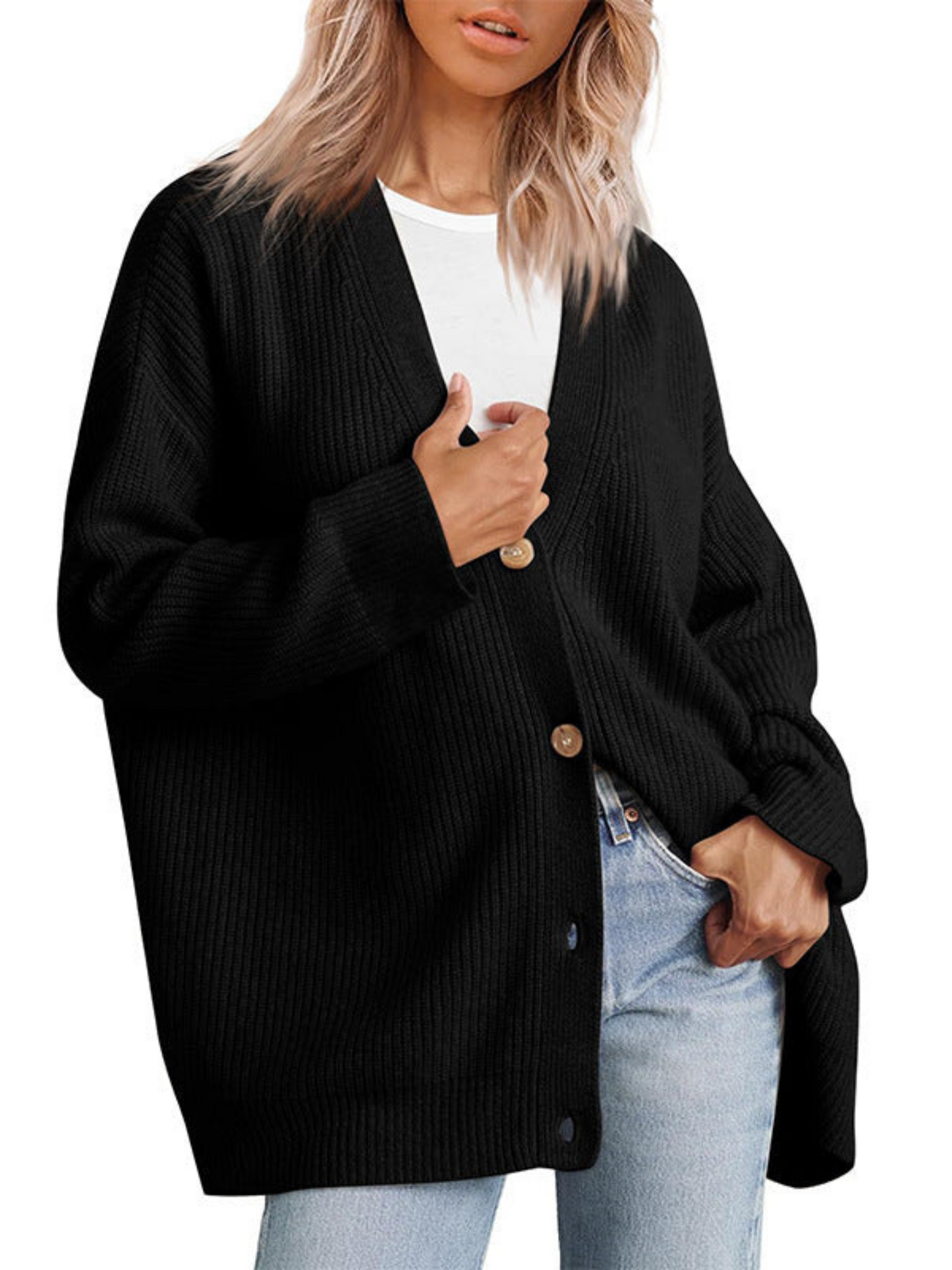 Strickjacke für Damen, Oversize | Leichte Passform 5