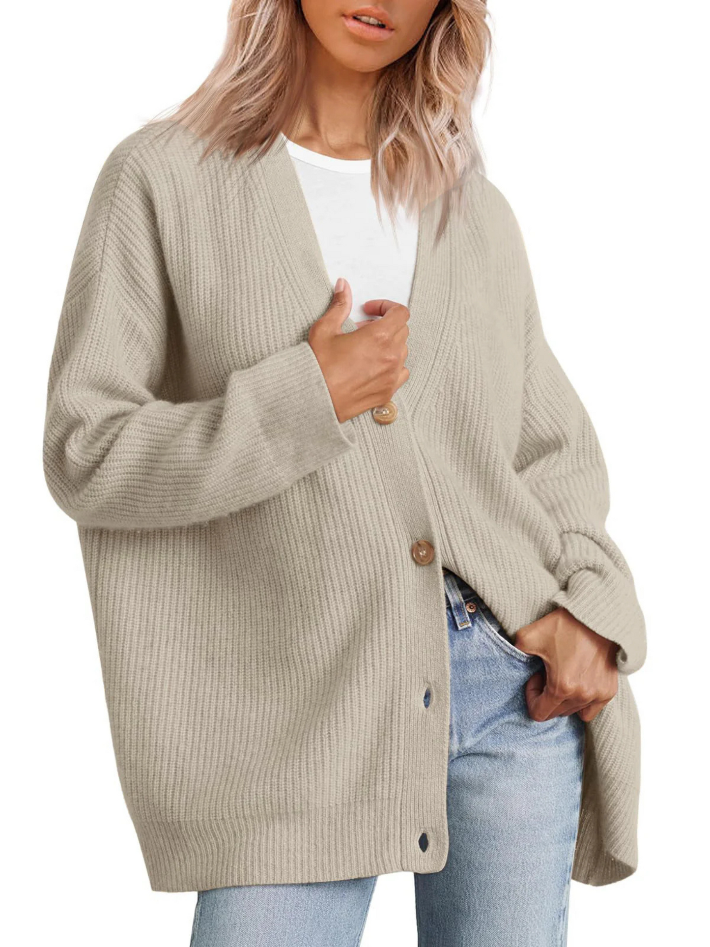 Strickjacke für Damen, Oversize | Leichte Passform 7