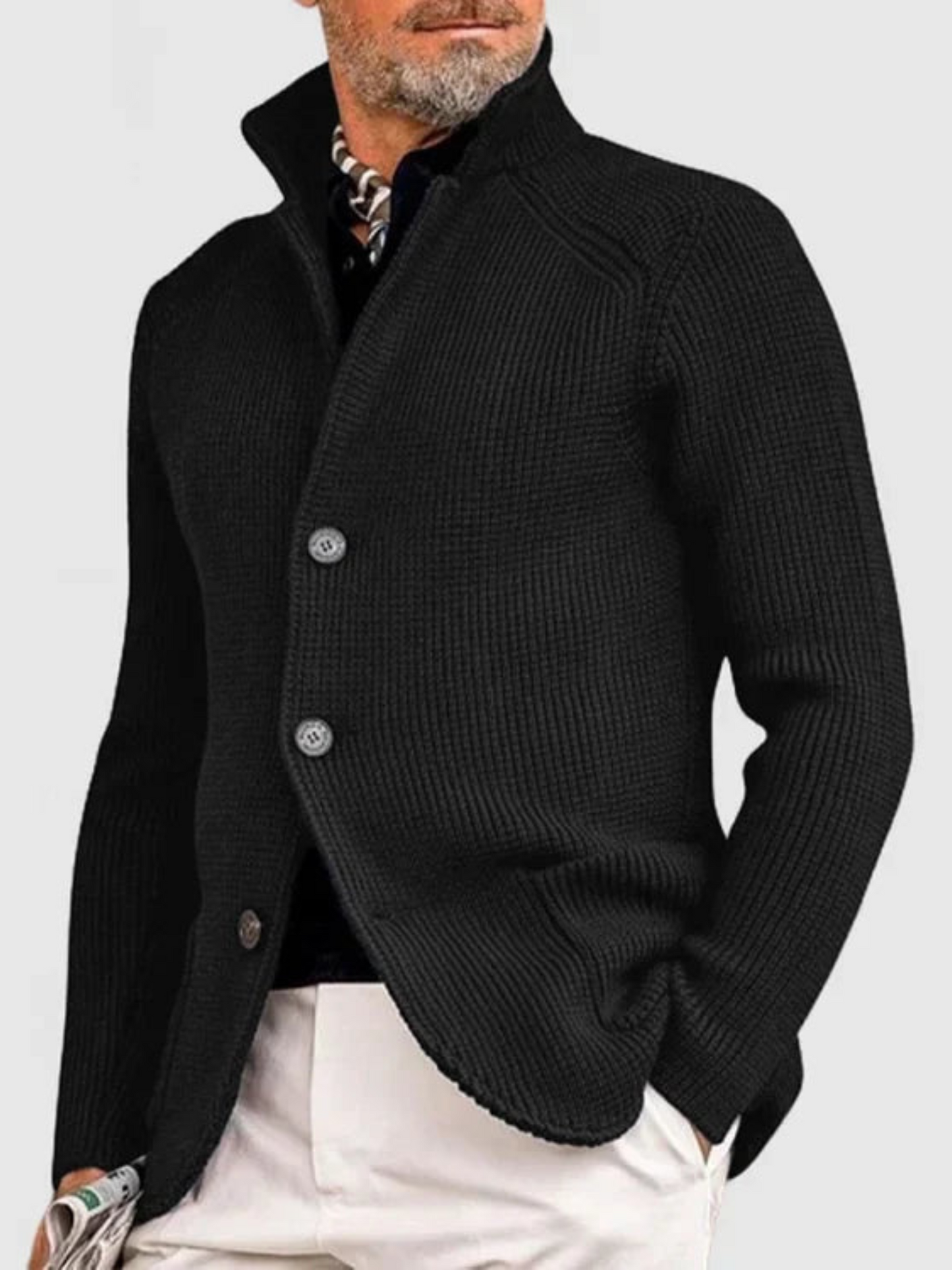 Strickjacke für Herren | Hüftlang 1
