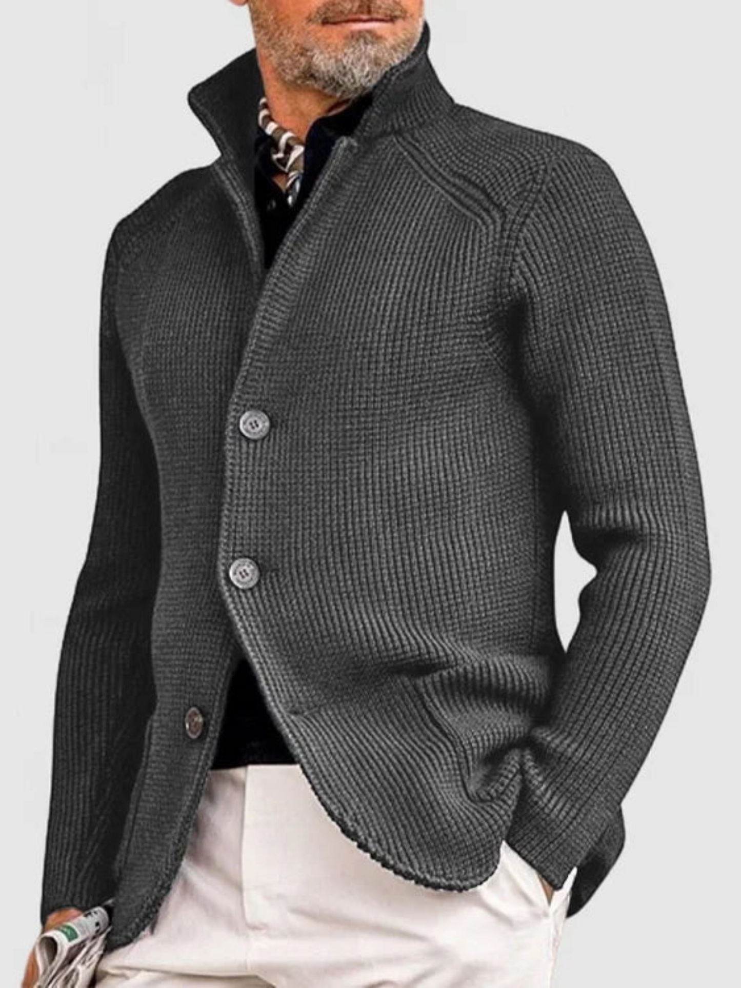 Strickjacke für Herren | Hüftlang 3
