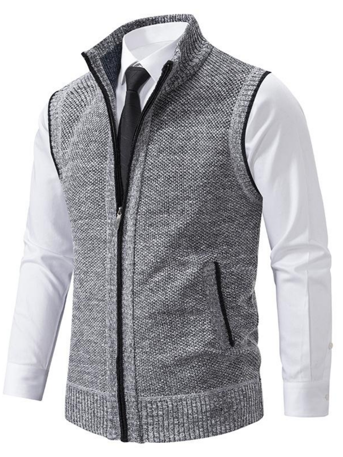Strukturmusterweste für Herren | Slim Fit 2