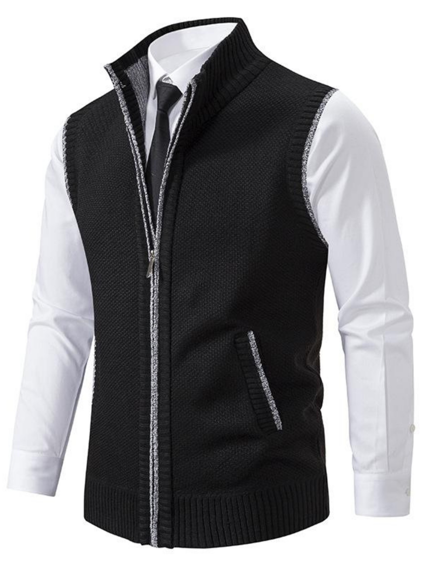 Strukturmusterweste für Herren | Slim Fit 3