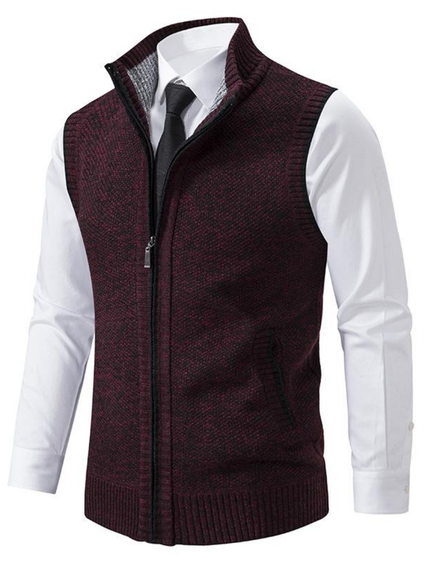 Strukturmusterweste für Herren | Slim Fit 4