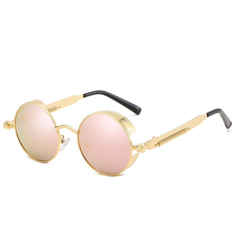 Steampunk-Sonnenbrille für Männer/Frauen mit polarisierten Gläsern und UV400-Schutz