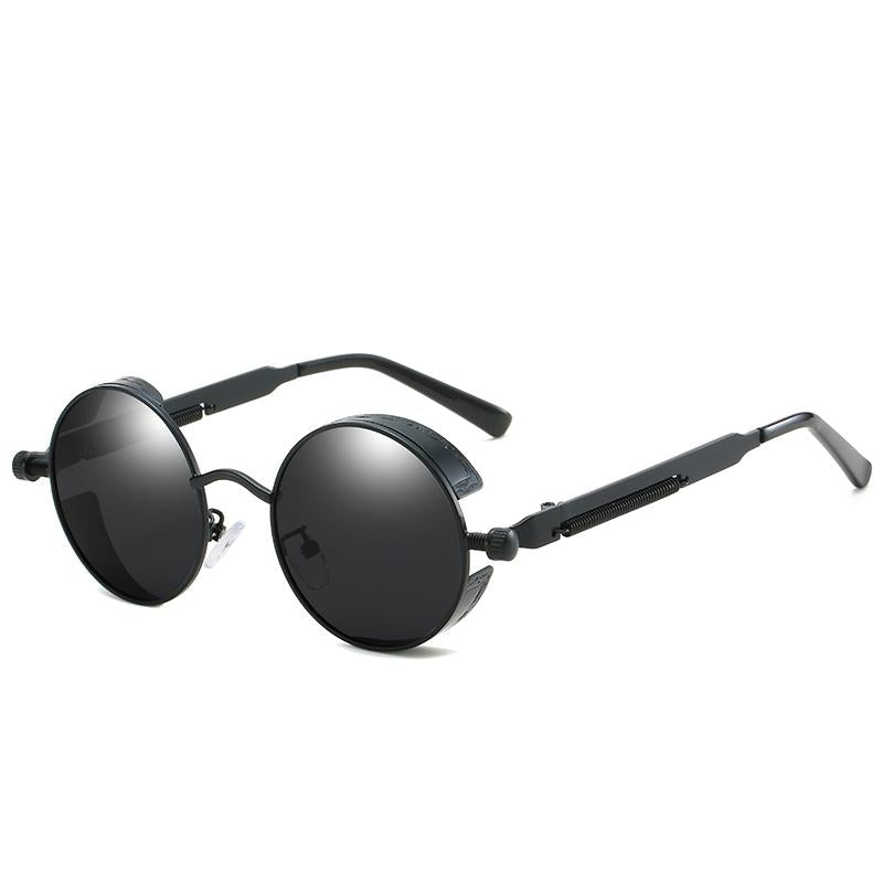 Steampunk-Sonnenbrille für Männer/Frauen mit polarisierten Gläsern und UV400-Schutz
