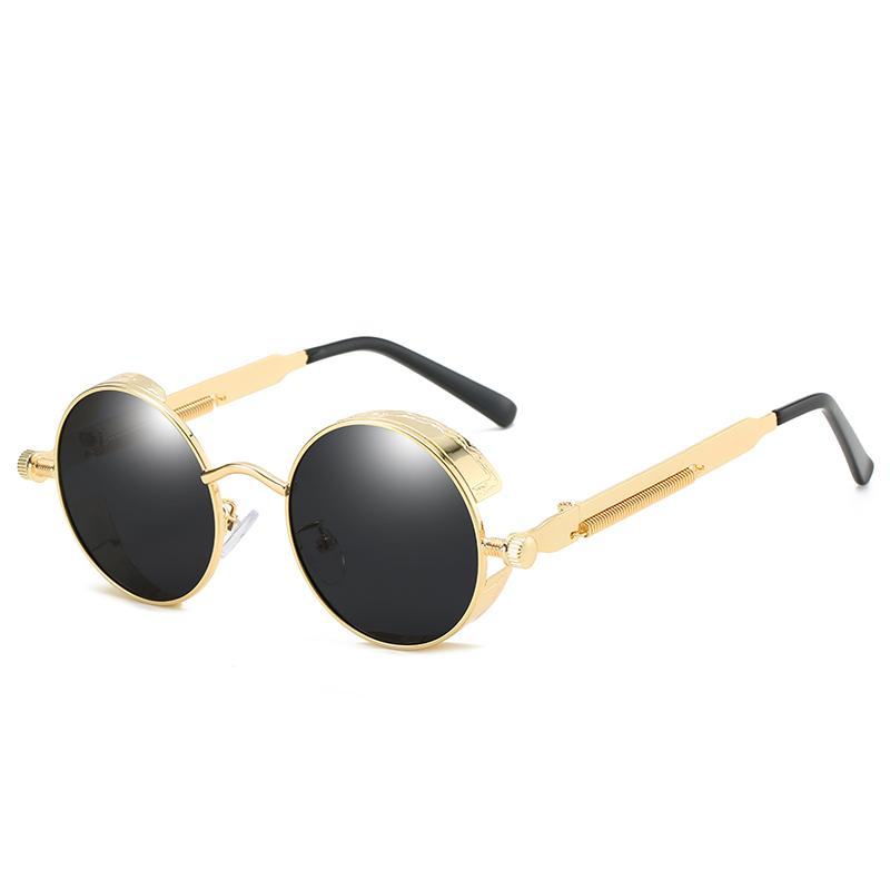 Steampunk-Sonnenbrille für Männer/Frauen mit polarisierten Gläsern und UV400-Schutz