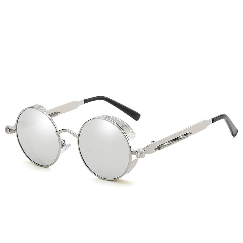 Steampunk-Sonnenbrille für Männer/Frauen mit polarisierten Gläsern und UV400-Schutz