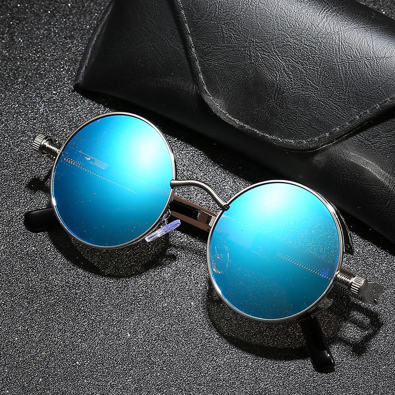 Steampunk-Sonnenbrille für Männer/Frauen mit polarisierten Gläsern und UV400-Schutz