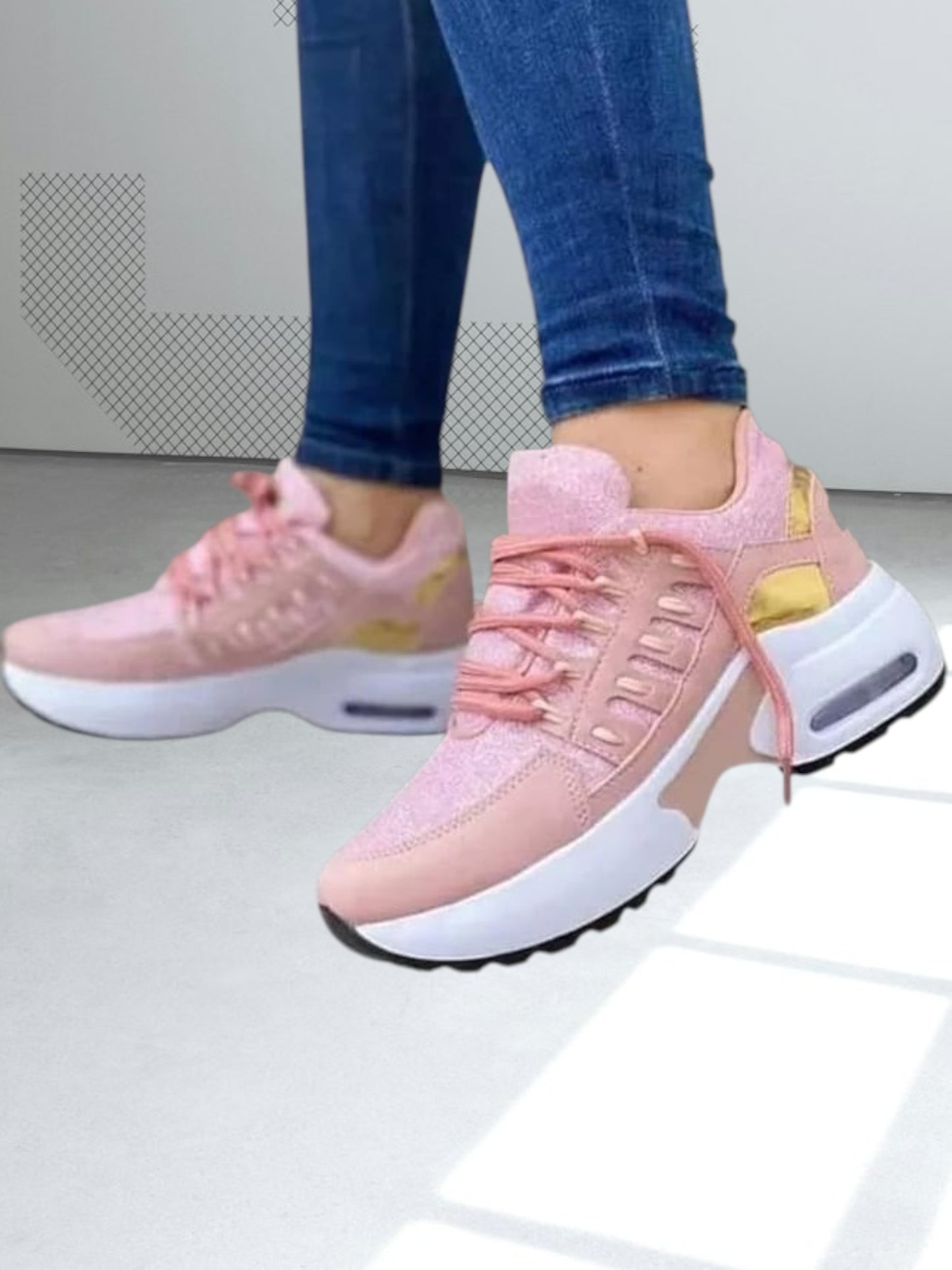 Tess | Orthopädische Komfortschuhe für Damen mit Schnürung und modernem Design | Rosa