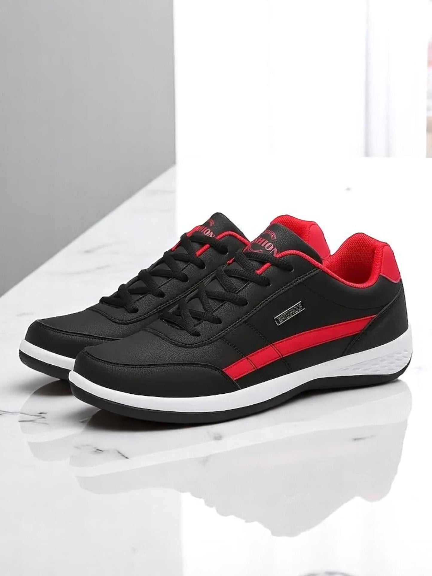 Theodore | Wasserdichte Orthopädische Turnschuhe mit Ergonomischer Unterstützung für Damen und Herren | Schwarz 2