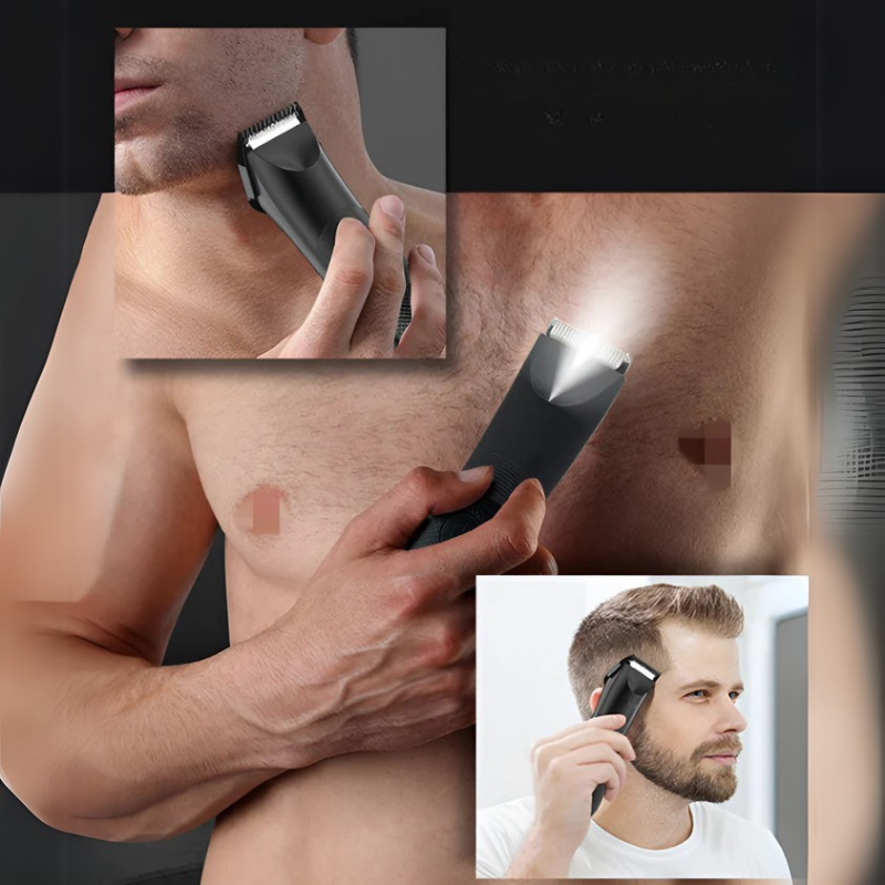 Alles-in-1 Körperrasierer & Haarschneider - Wasserdicht, Multifunktional, USB-C Aufladbar