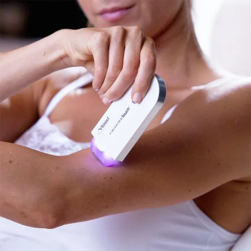 Mini Haarentfernungsgerät – Schmerzfreier Laser-Epilator für Gesicht, Bikini und Unterarme