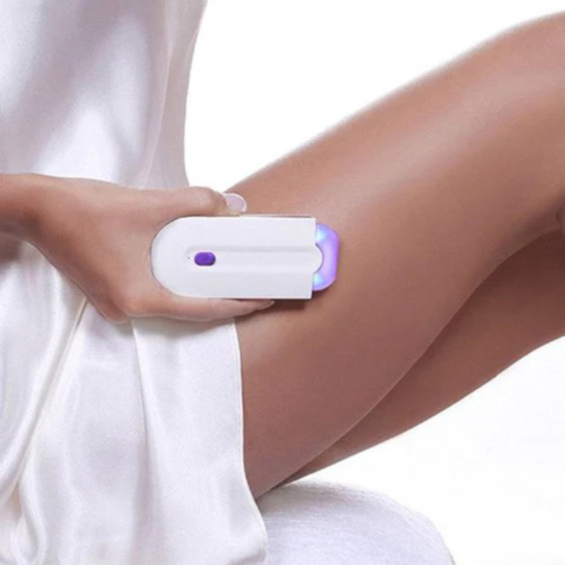 Mini Haarentfernungsgerät – Schmerzfreier Laser-Epilator für Gesicht, Bikini und Unterarme
