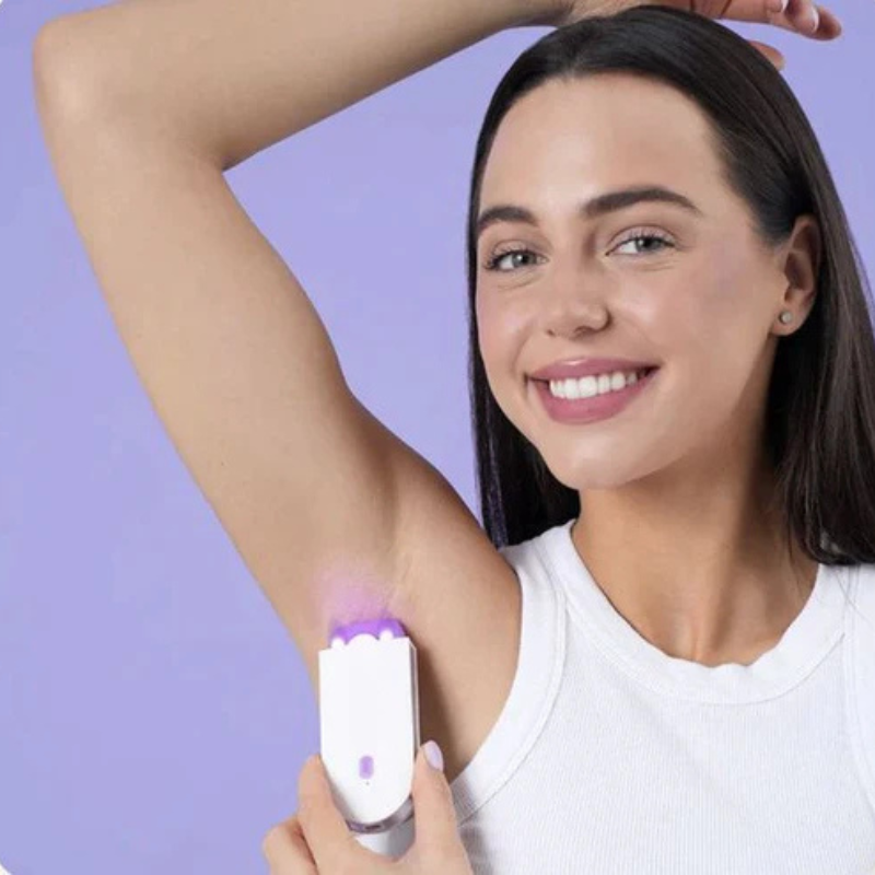 Mini Haarentfernungsgerät – Schmerzfreier Laser-Epilator für Gesicht, Bikini und Unterarme