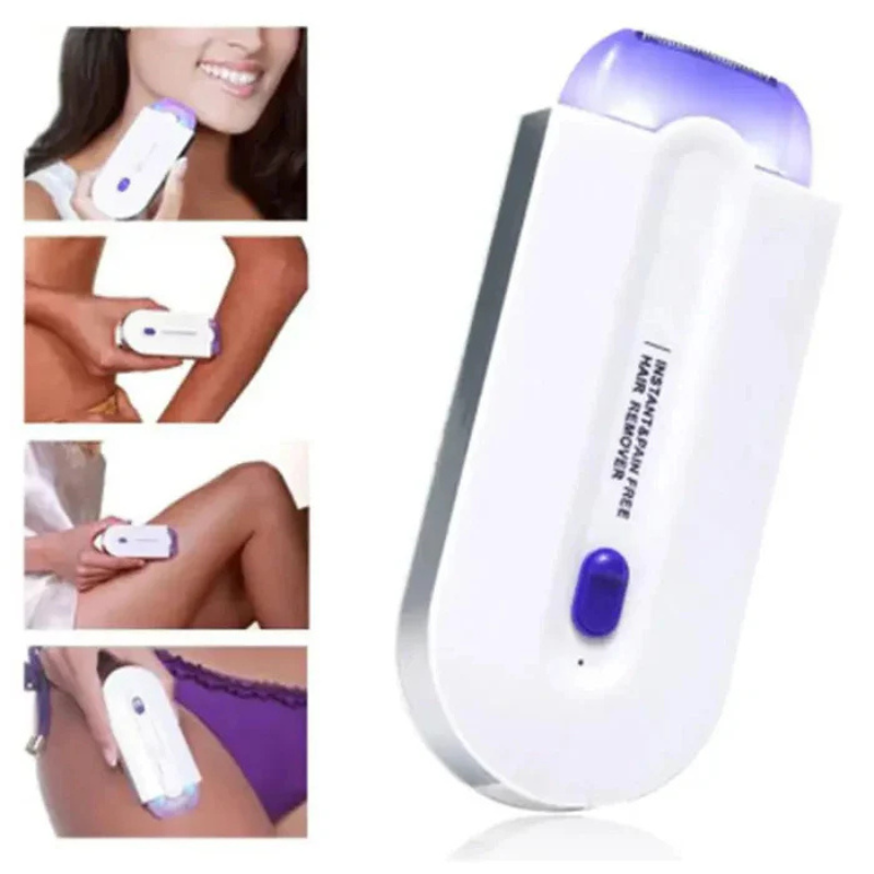 Mini Haarentfernungsgerät – Schmerzfreier Laser-Epilator für Gesicht, Bikini und Unterarme