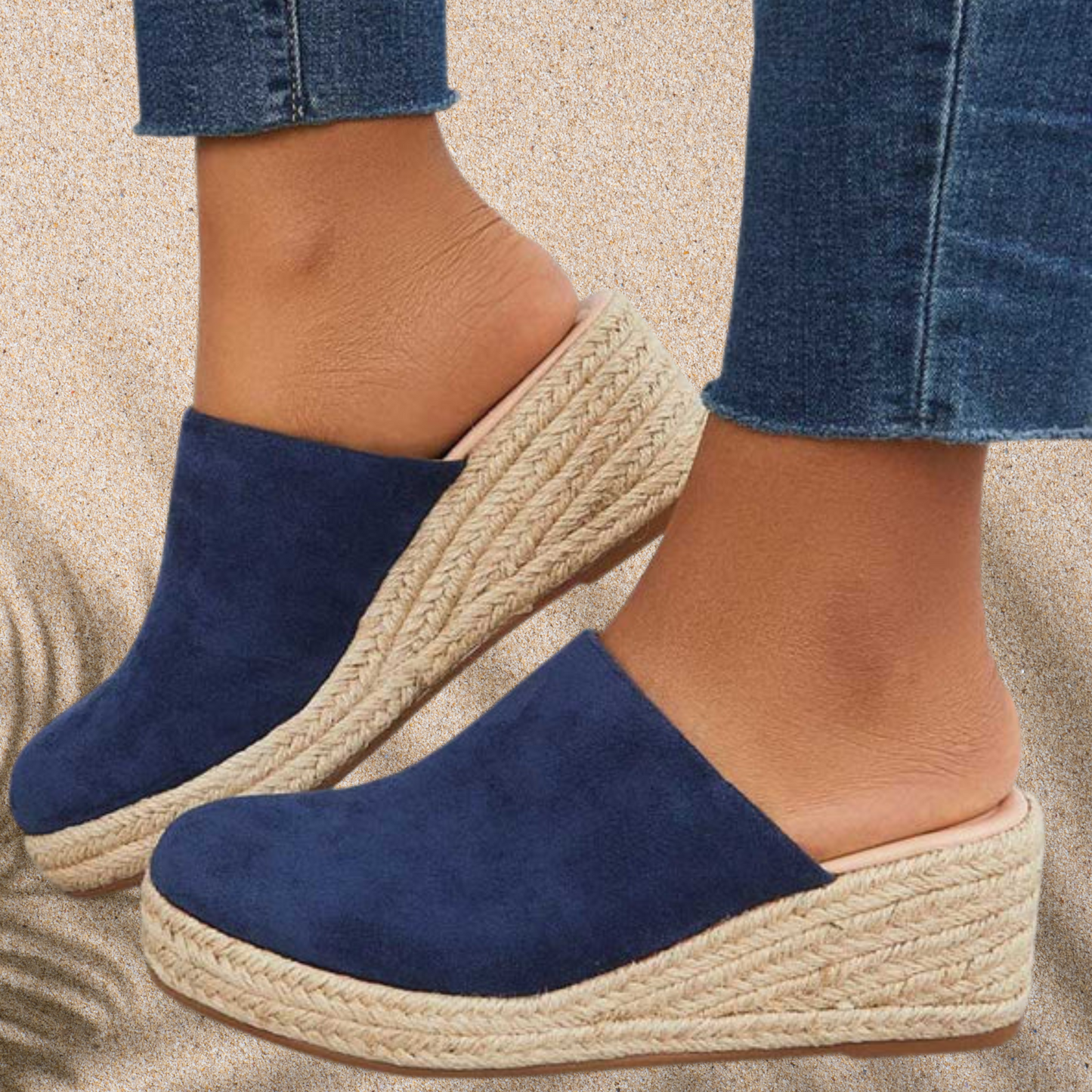 Vegane Sandalen mit Blockabsatz – stilvoll und bequem für warme Tage | Blau