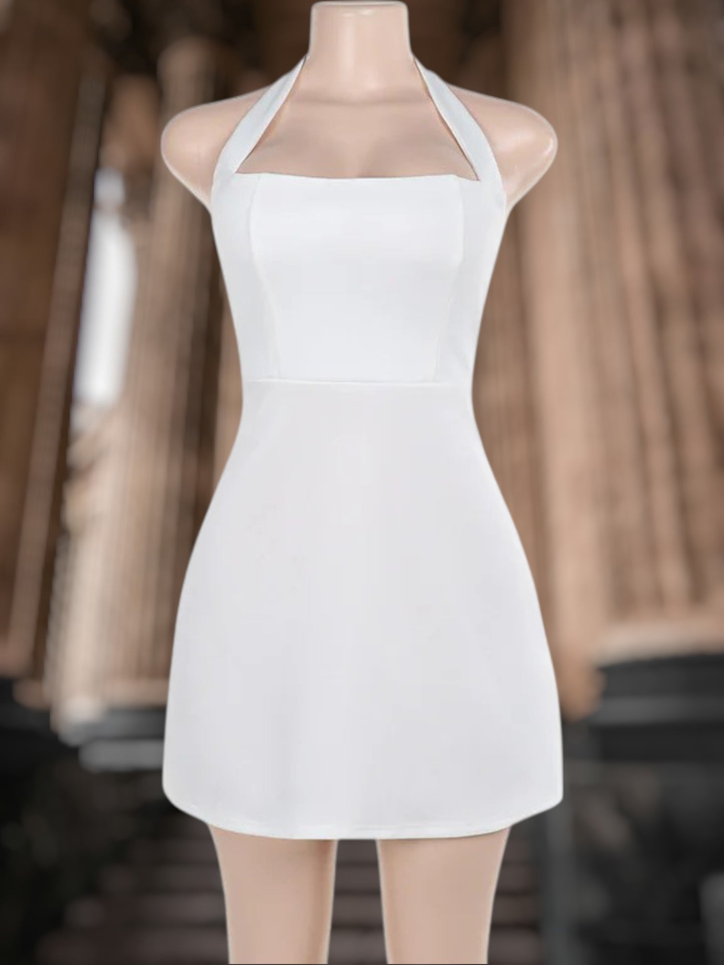 Veloura | Elegantes Damenkleid mit figurbetontem Schnitt für festliche Anlässe | WeiB 3