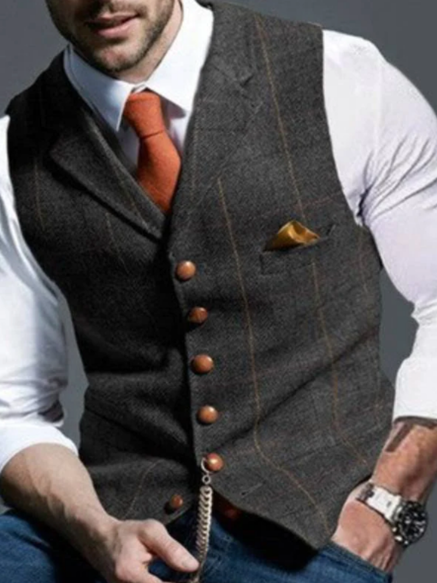 Vintage Weste für Herren | Zeitloses Design 7